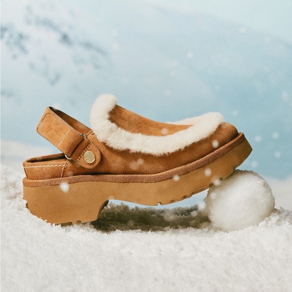 UGG Esme Suede Slingback Clogs - Picture 3 of 8